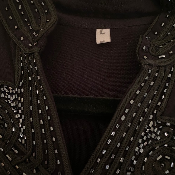 Black embroidered Tunic - Picture 4 of 5